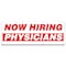 Signmission Now Hiring Physicians Banner Apply Inside Accepting Application Single Sided B-96-30289 - alternate 1